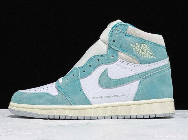 Kicked Out Shoe Store Jordan Turbo 555088-311 Retro Air Green 1 High OG 0812